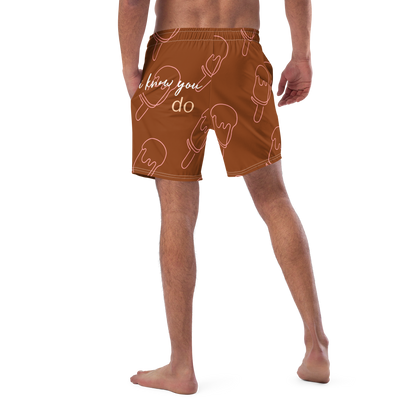 "Beach Bum" Graphic Board Shorts for Men